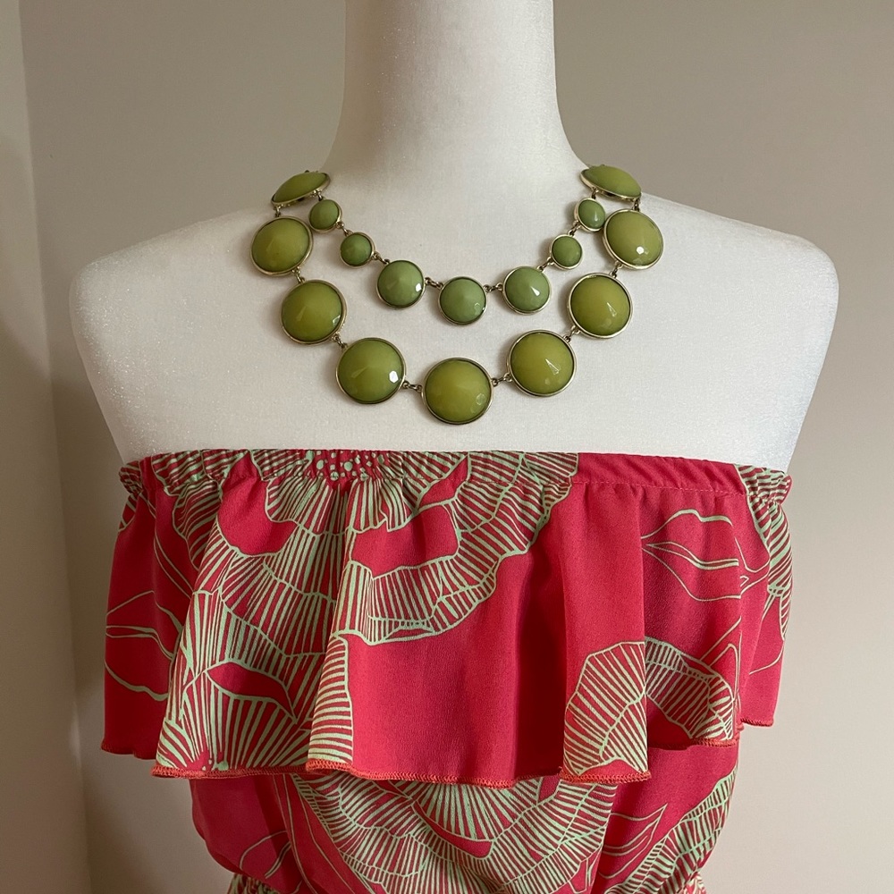 Lime Jewel Necklace